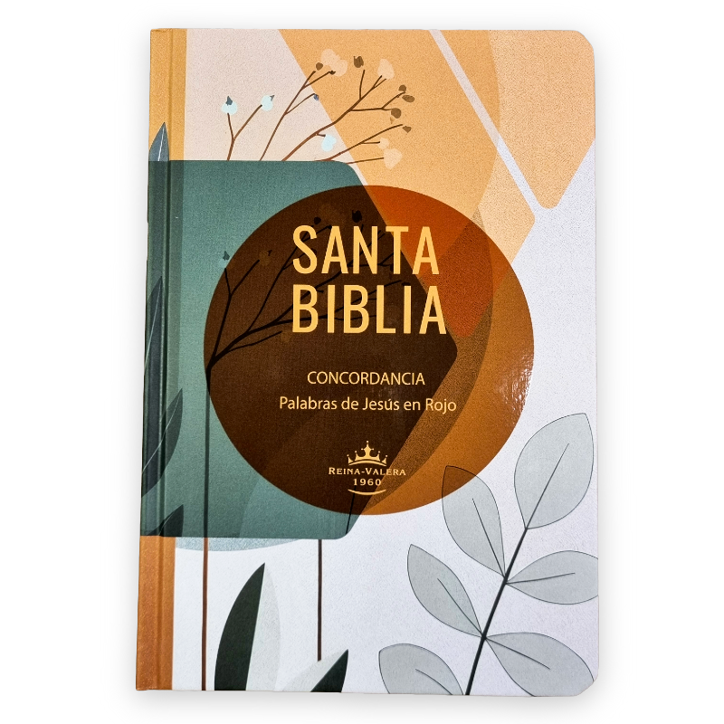 Biblia Reina Valera 1960 – Tapa Dura Multicolores, Concordancia, Palabras de Jesús en Rojo, 14 x 21 cm, Letra 12 Puntos