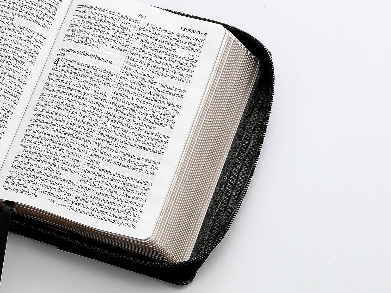 Biblia Reina Valera 1960 – 035 – Con Concordancia – Letra 12 pts – 13x18 cm – Cierre - Negro