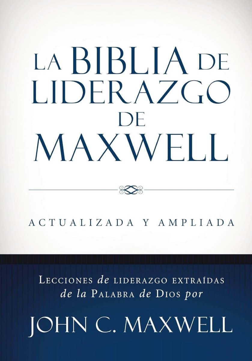 Biblia Reina-Valera 1960 De Liderazgo Maxwell, Tamaño Manual, Tapa Dura