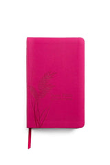 Biblia Reina Valera 1960 de Promesas · Tamaño manual · Edición fucsia · Imitación piel con índice