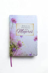 Biblia Reina Valera 1960 de Promesas · Letra gigante · Imitación piel floral con índice