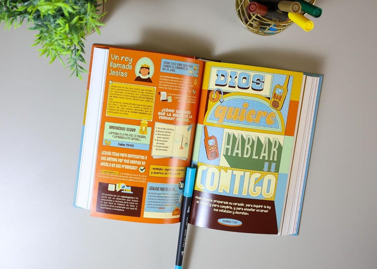 Biblia Reina-Valera 1960 De Promesas Para Niños, Letra 12 Pt, 13,5×20, Tapa Dura