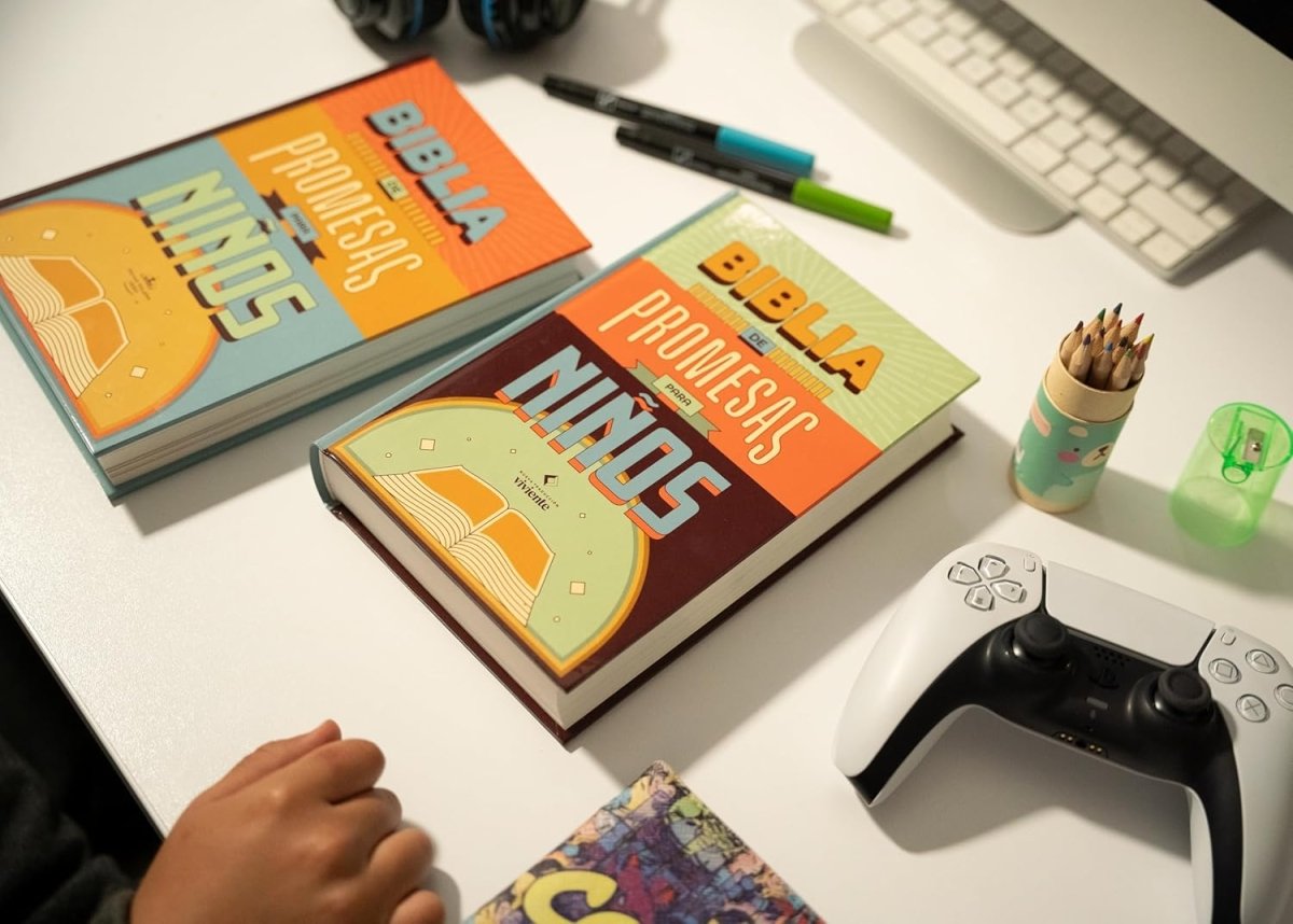 Biblia Reina-Valera 1960 De Promesas Para Niños, Letra 12 Pt, 13,5×20, Tapa Dura