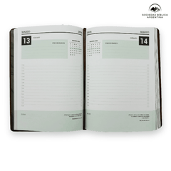 Agenda 2026 Hombres – Tapa PU – Café