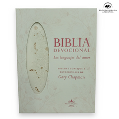 Biblia RVR 1960 Devocional Los lenguajes del amor Oro Rosa