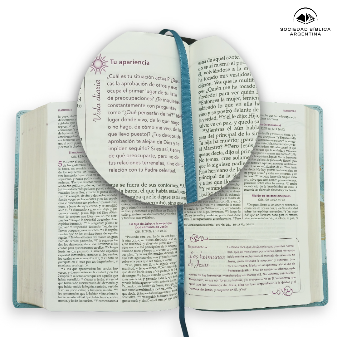 Biblia RVR 1960 De la Mujer conforme al corazón de Dios Pétalos