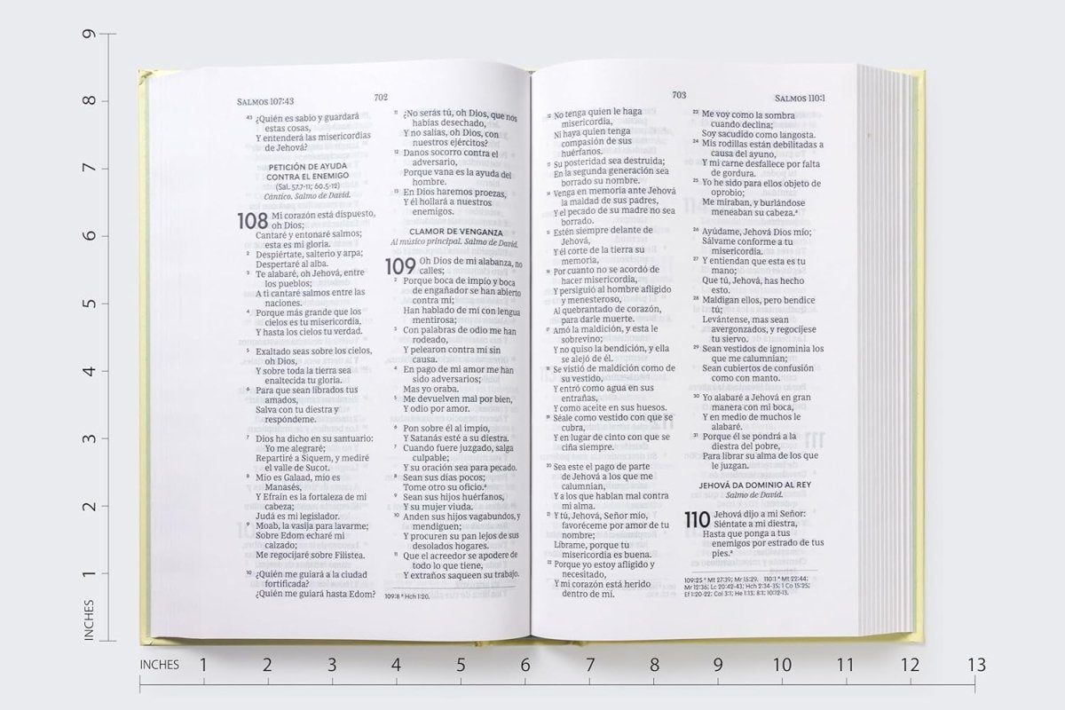 Biblia Reina-Valera 1960, Palabras De Jesús En Rojo, Letra 10 Pt, 14×22, Tapa Dura, Floral