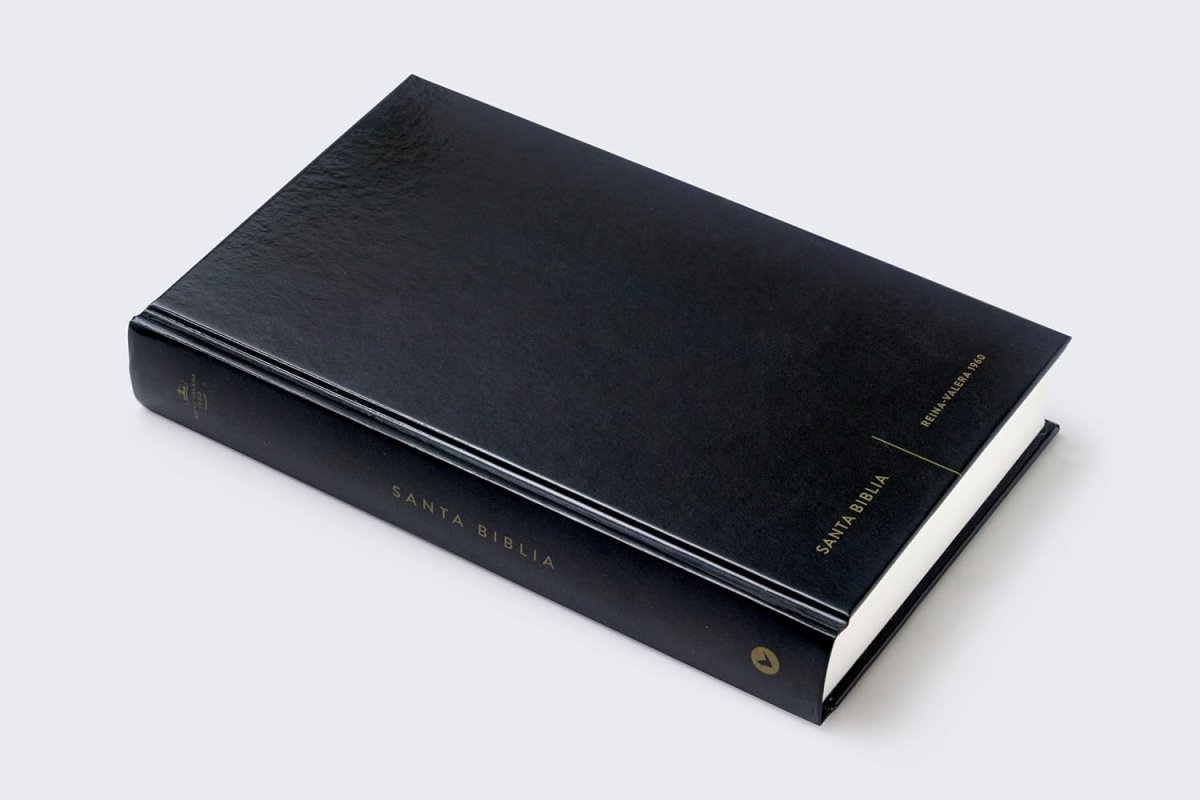 Biblia Reina-Valera 1960, Palabras De Jesús En Rojo, Letra 10 Pt, 14×22, Tapa Dura, Negro