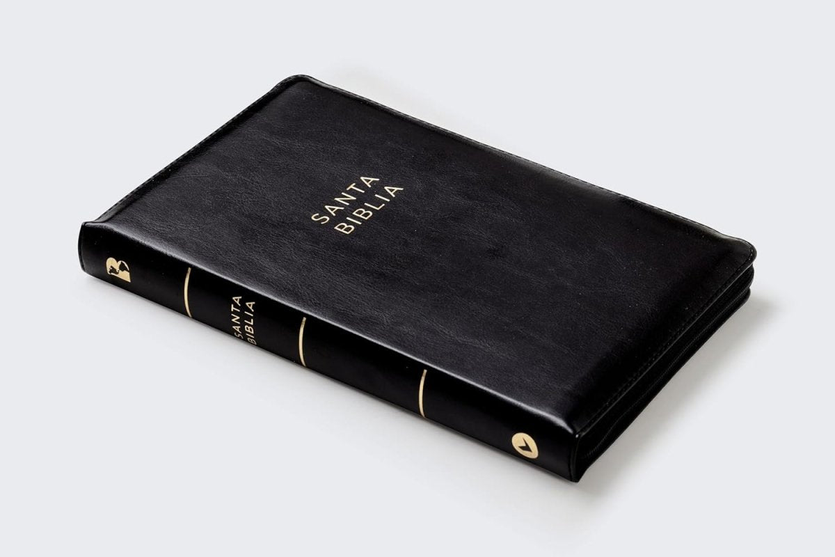 Biblia Nueva Biblia De Las Américas (NBLA) Ultrafina, Palabras De Jesús En Rojo, Letra 10 Pt, 15×24, Tapa PU, Negro, Con Cierre