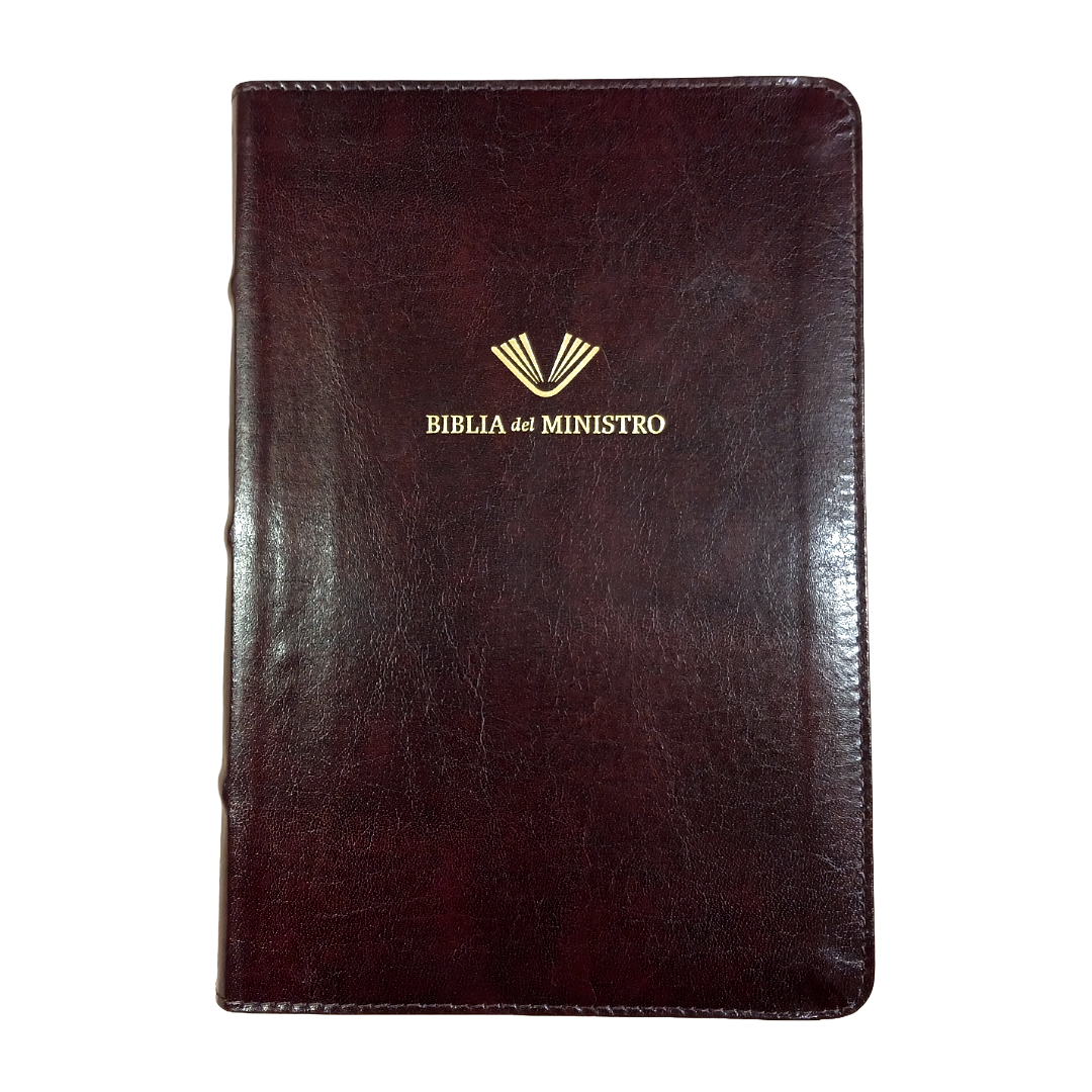 Biblia Rvr 1960 Biblia Del Ministro Edicion Ampliada Caoba Piel Fabricada Rvr60 - B&H - Lifeway