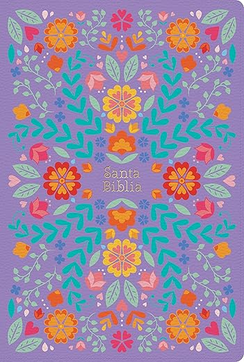 Biblia Rvr 60 Letra 14P, Floreada Simil Piel