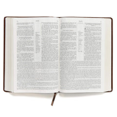 Biblia De Estudio Scofield Tapa Simil Piel Chocolate Reina Valera 1960