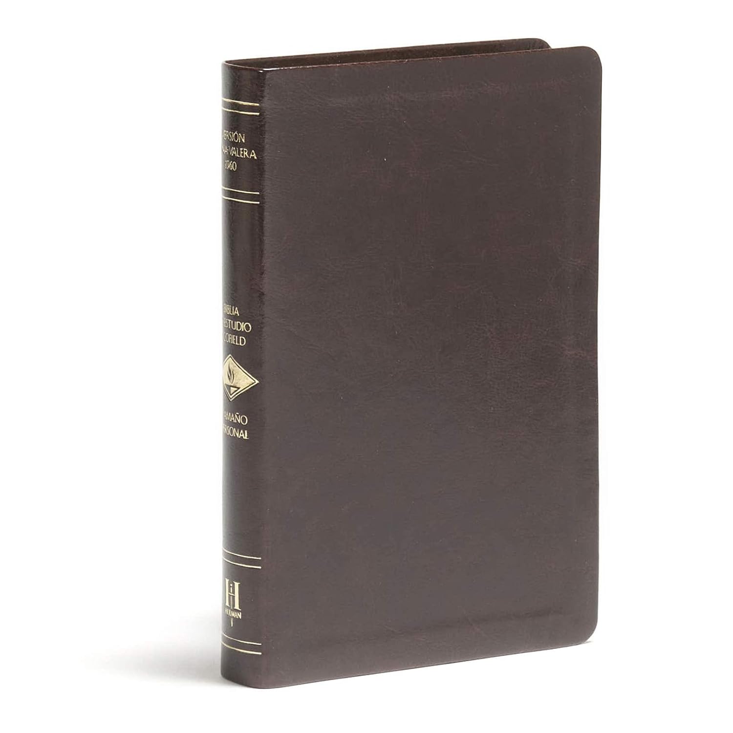 Biblia de Estudio Scofield Reina Valera 1960 Tamaño Personal Chocolate Oscuro Simil Piel