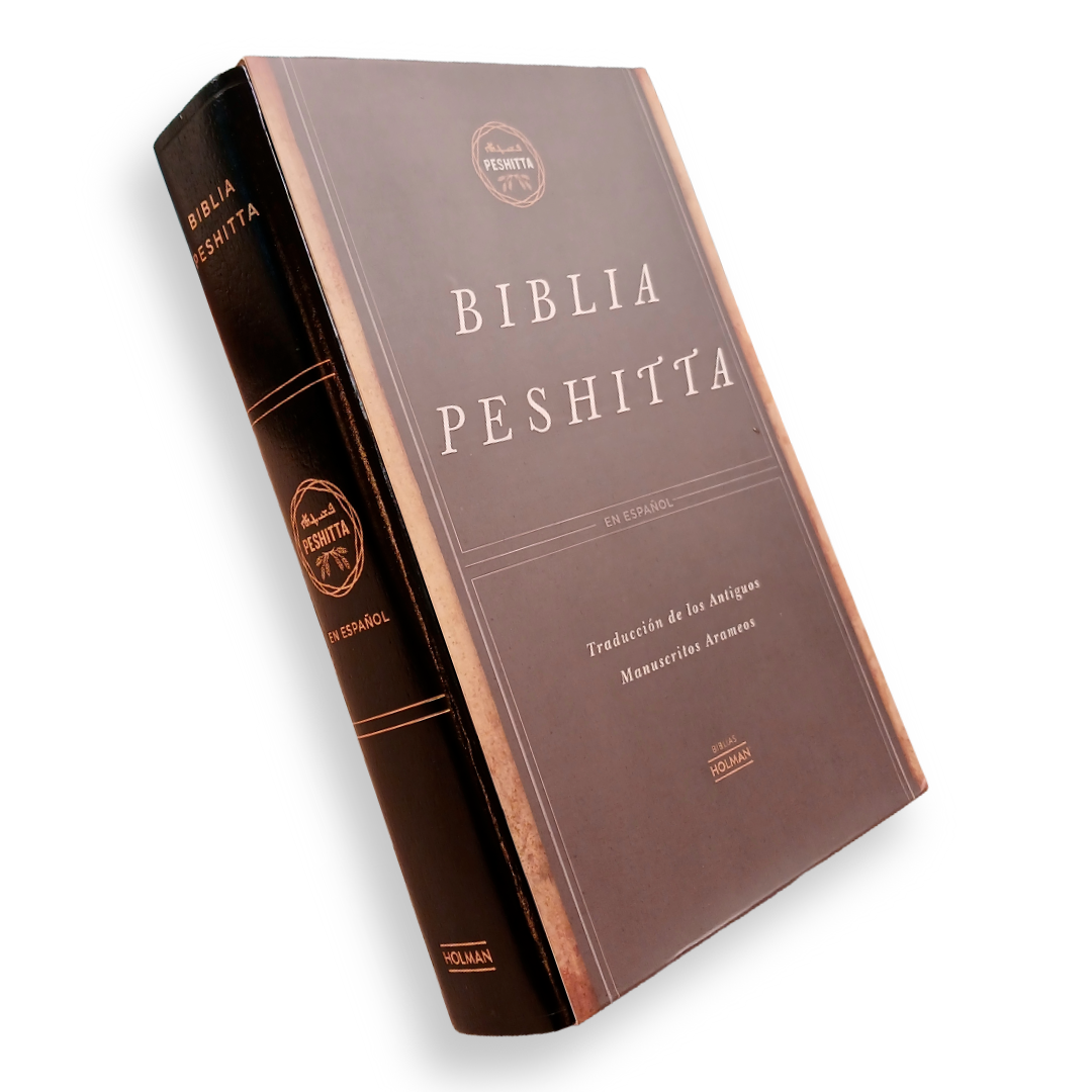 Biblia Peshitta Imitacion Piel Y Palabras De Jesús En Rojo