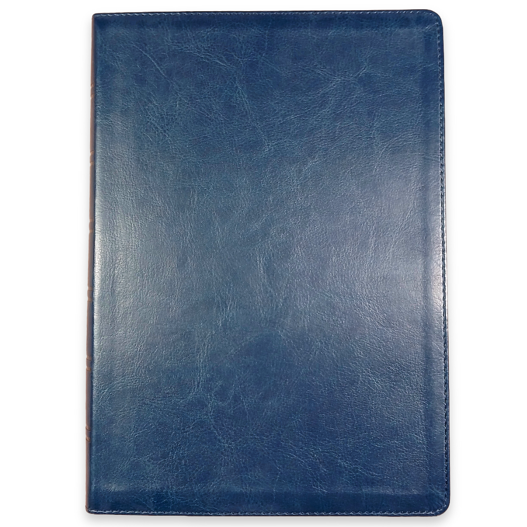 Biblia Nueva Traducción Viviente Letra Mediana PJR Edición Clásica Azul