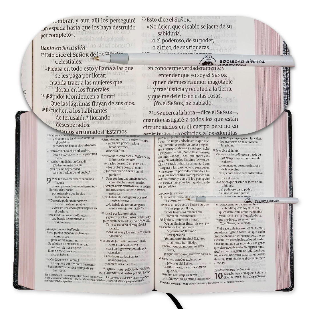 Biblia Nueva Traducción Viviente Letra Gigante PJR Edición Clásica Negro