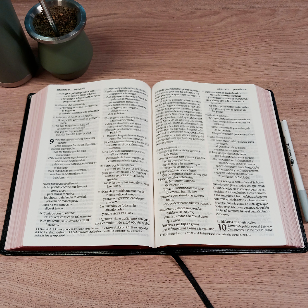 Biblia Nueva Traducción Viviente Letra Gigante PJR Edición Clásica Negro