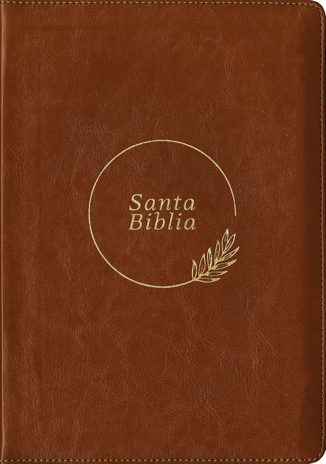 Biblia Reina Valera 1960 Letra Compacta PJR Cierre Tapa PU Marrón