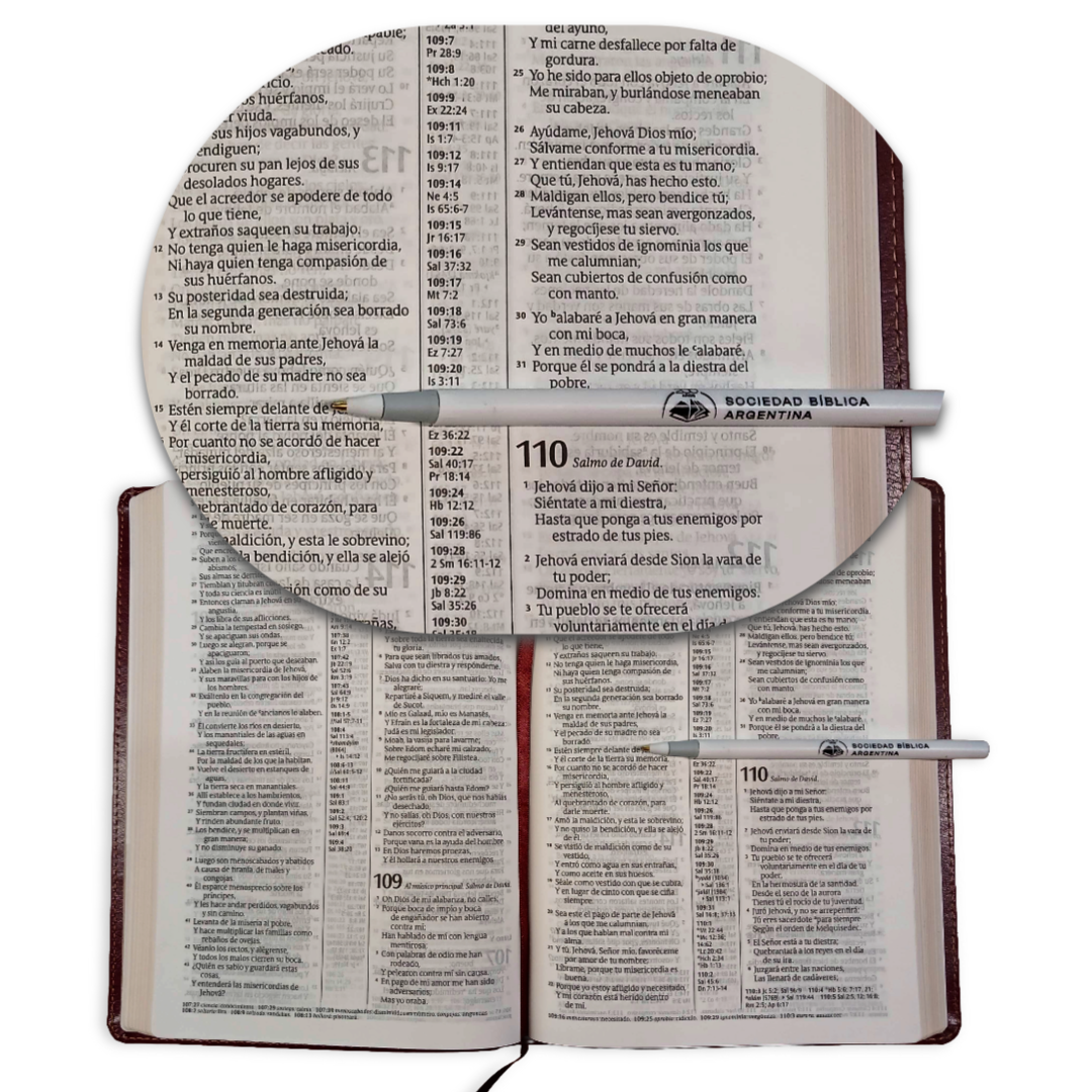 Biblia Reina Valera 1960 Letra Grande PJR Tapa PU Marrón Rojizo