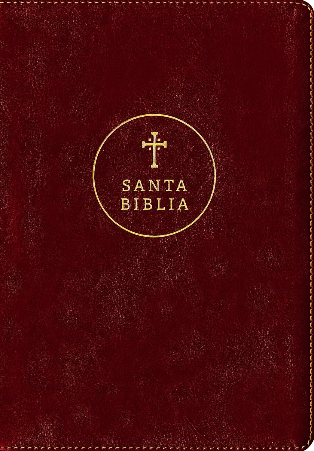 Biblia Reina Valera 1960 Letra Compacta PJR Tapa PU Marrón Rojizo