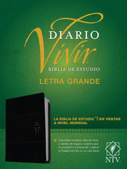 Biblia De Estudio Del Diario Vivir NTV Letra Mayor Negro