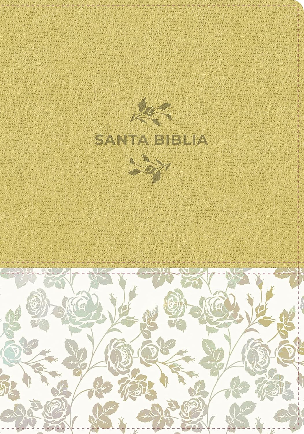 Biblia Nueva Traducción Viviente Letra Compacta PJR Ultrafina 2 Tonos Crema