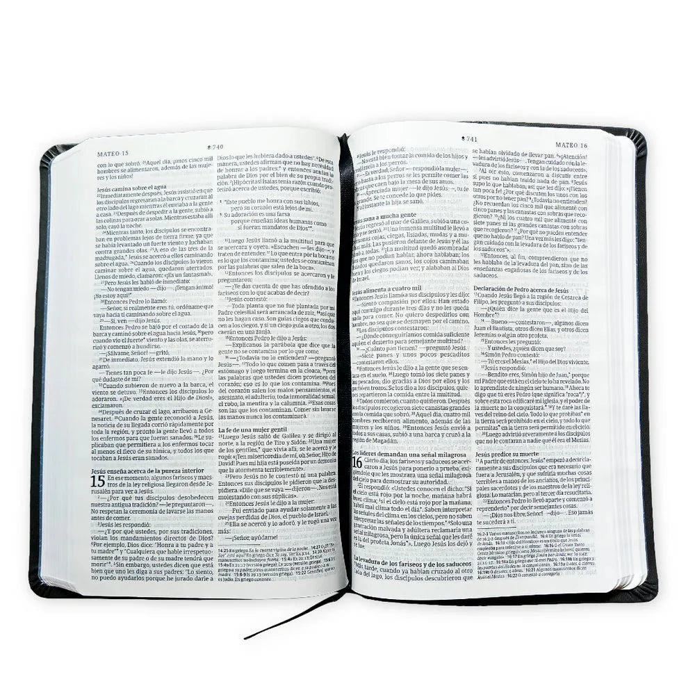 Biblia Nueva Traducción Viviente (NTV), Letra 8,25 Pt, 13,5×21,5, Con Filament, Tapa PU, Gris