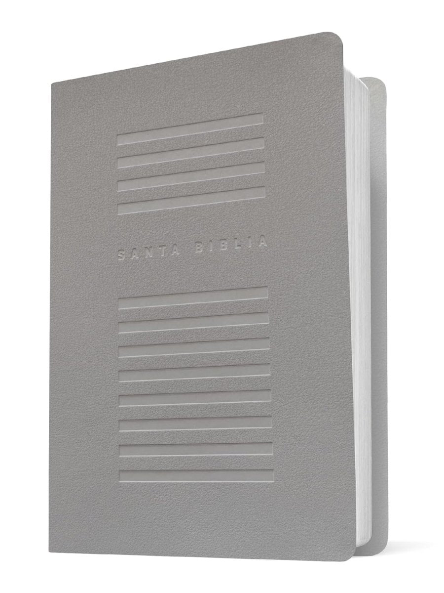 Biblia Nueva Traducción Viviente (NTV), Letra Grande 10 Pt, 16×23,5, Con Filament, Tapa PU, Gris