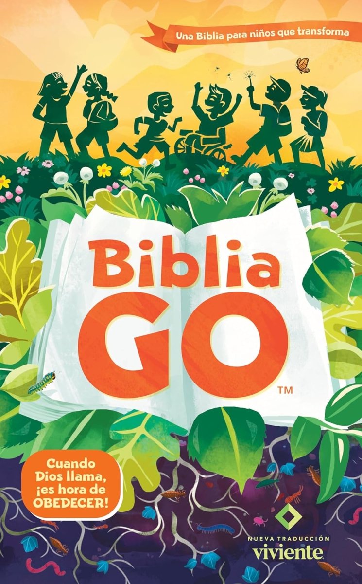 Biblia Nueva Traducción Viviente (NTV) Go, Letra 9,5 Pt, 14×22, Para Niños, Ilustrada, Tapa Dura