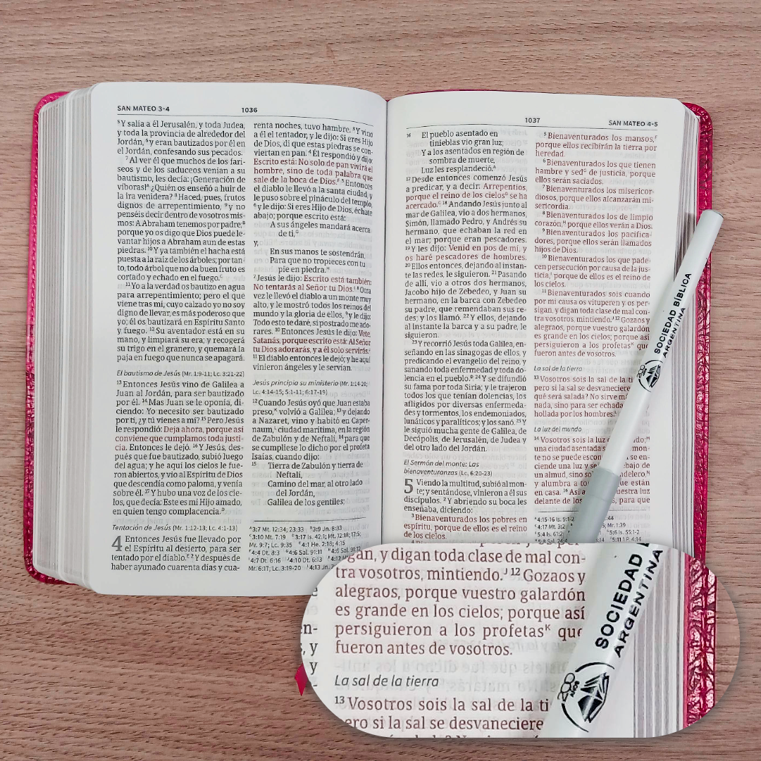 Biblia Reina Valera 1960 Mis Quince Coctel De Frambuesa Con Aplique Simil Piel