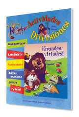 Libro Bíblico Para Colorear Niños Kingsley Grandes Virtudes