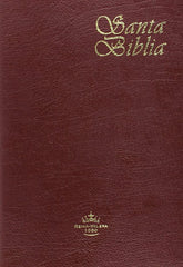 Biblia Reina Valera 1960 Piel Legítima Indice Bordo 14 x 21 cm - Sbu