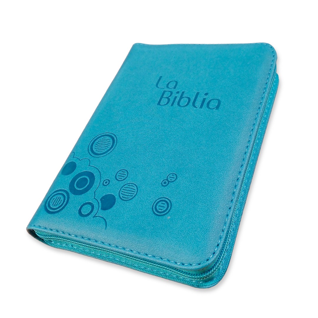 Biblia Mediana Cierre Letra Mayor Turquesa Lenguaje Actual