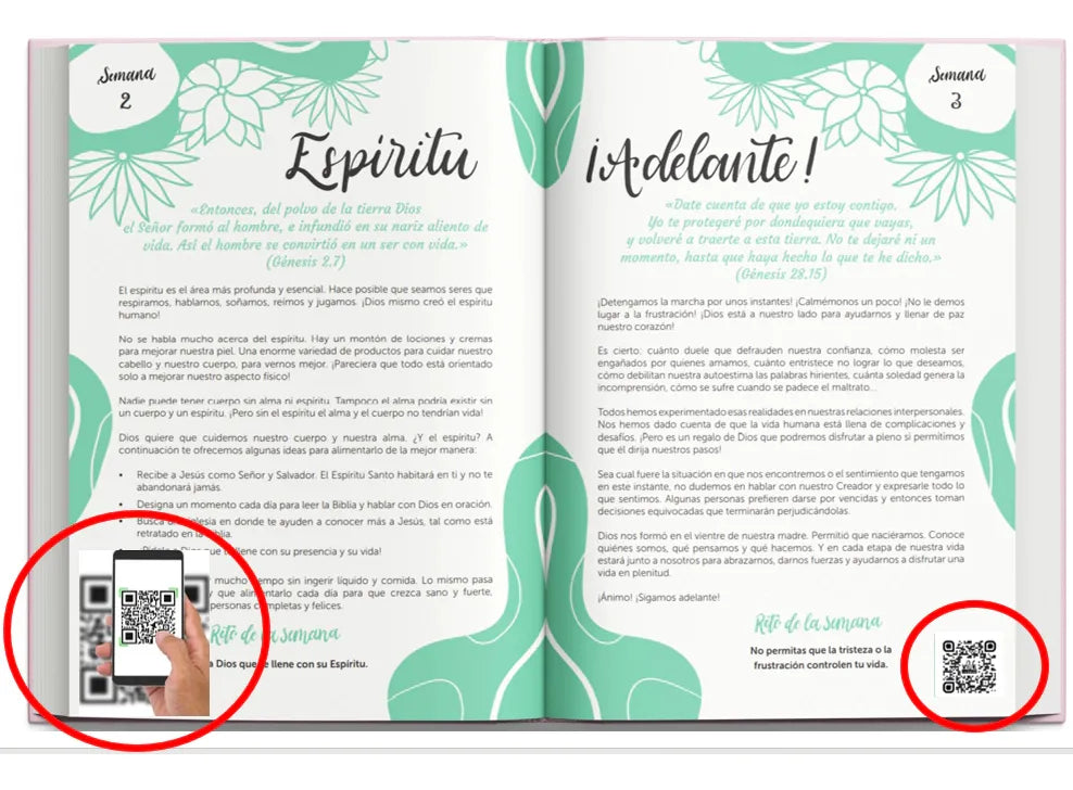 Biblia Devocional BibliArte · Reina Valera Contemporánea · Letra grande 12 puntos · Imitación piel color aqua + Bolso de regalo para transportarla