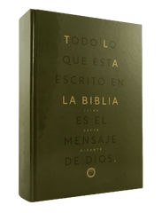 Biblia Traducción Lenguaje Actual Letra Gigante PJR Tapa Dura Verde