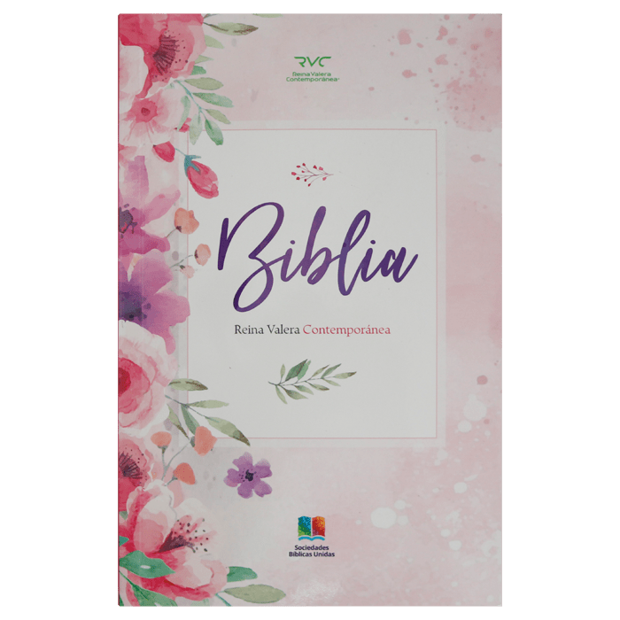 Biblia Reina Valera Contemporánea economica Flores - Misionera 1M
