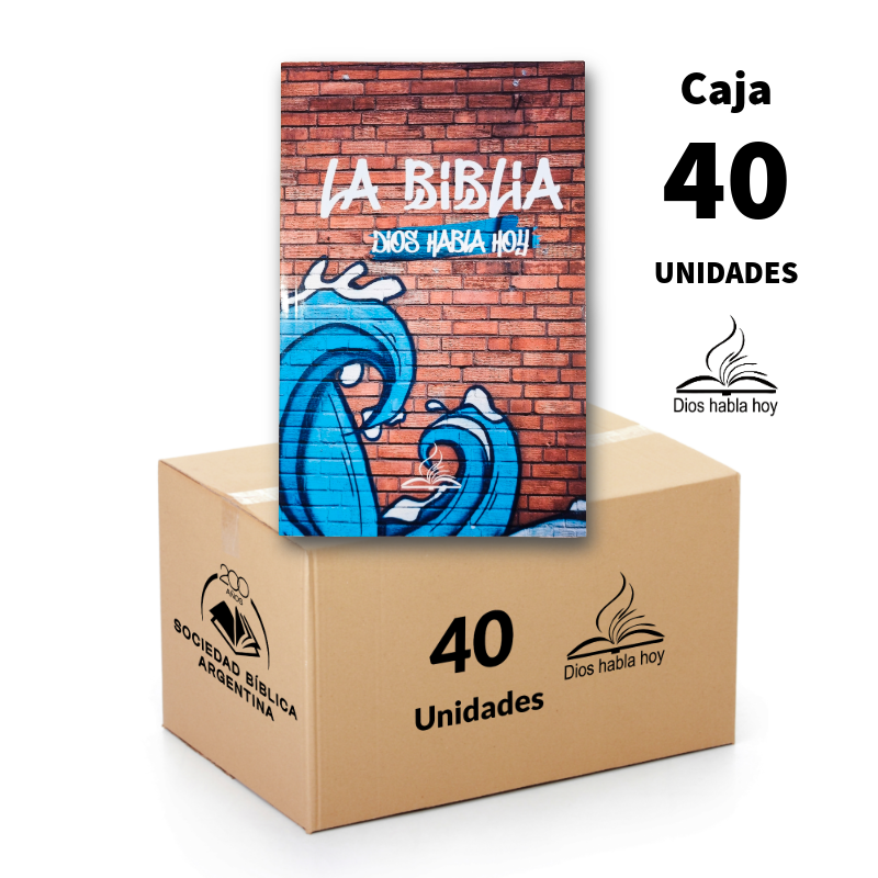 Biblia Dios Habla Hoy (DHH) Juvenil Olas con Mapas - Caja cerrada de 40 unidades