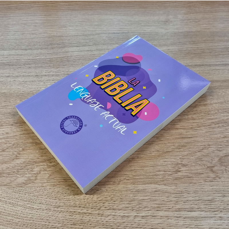 Biblia Traducción en Lenguaje Actual (TLA) Lila con Mapas - Pack de 5 unidades