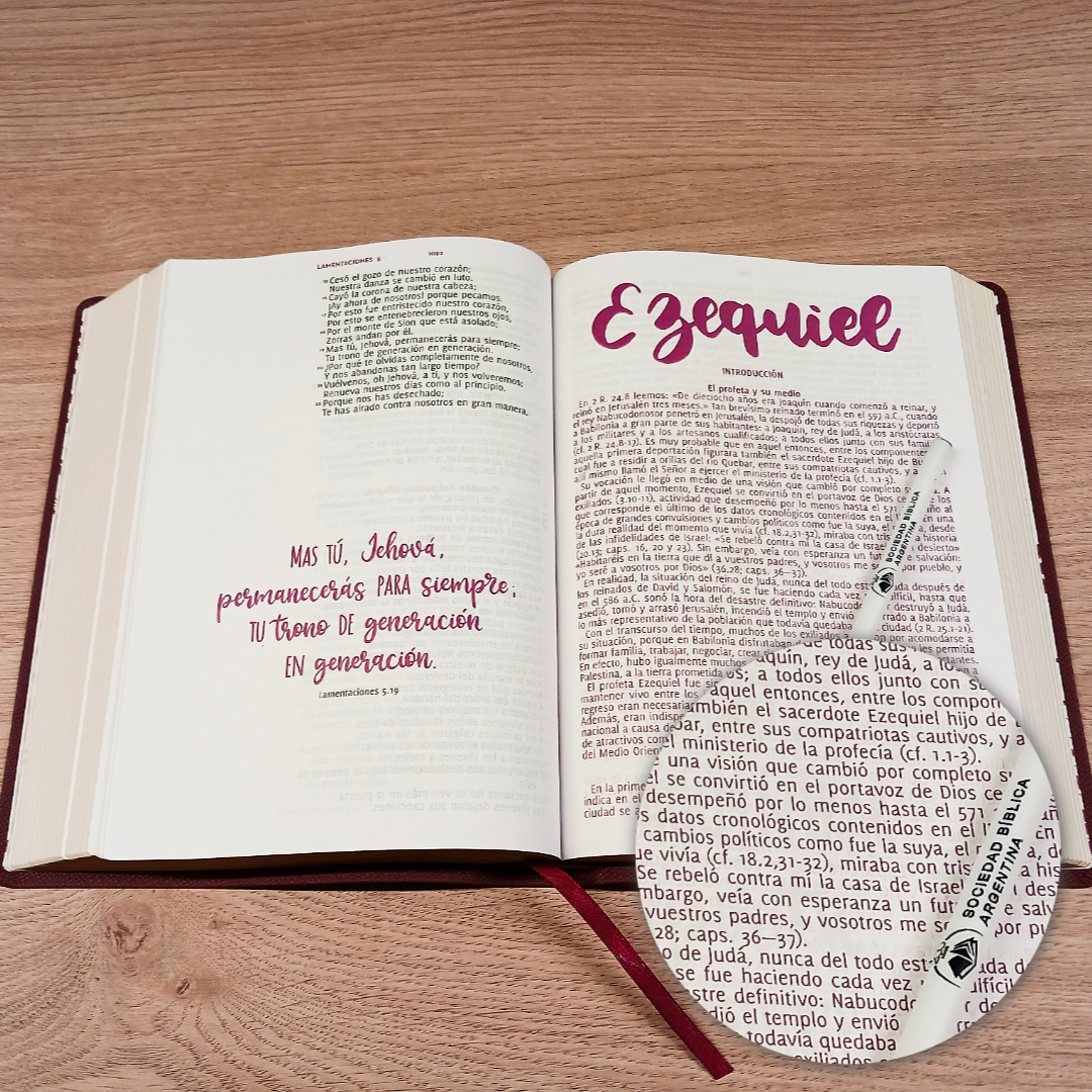 Biblia Reina Valera 1960 Letra Gigante Palabras de Jesús en Rojo Adoro Tapa Blanda