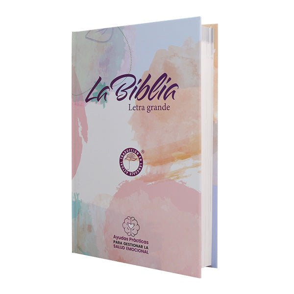 Biblia Salud Emocional Traducción Lenguaje Actual – Tapa Dura Crema, Palabras de Jesús en Rojo, Letra 12 Puntos