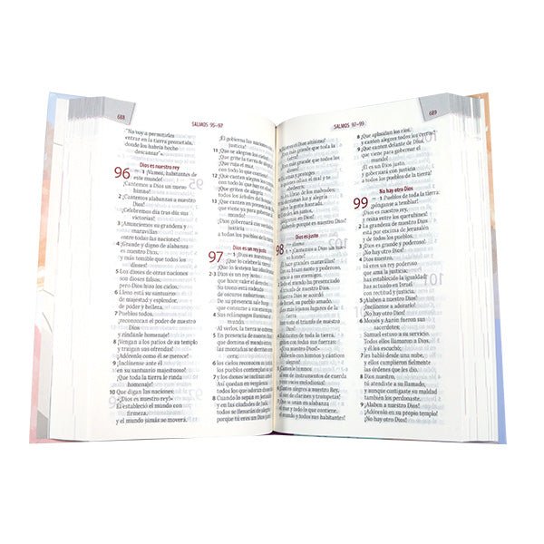 Biblia Salud Emocional Traducción Lenguaje Actual – Tapa Dura Crema, Palabras de Jesús en Rojo, Letra 12 Puntos