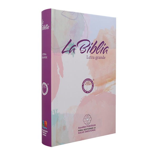 Biblia Salud Emocional Traducción Lenguaje Actual – Tapa Dura Crema, Palabras de Jesús en Rojo, Letra 12 Puntos
