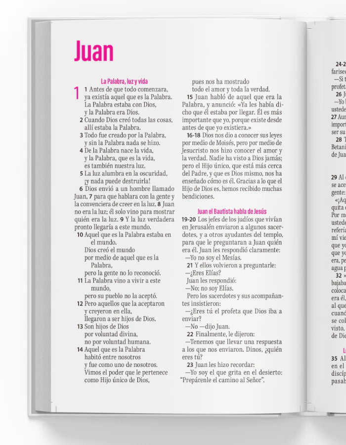 BIBLIA TLA63 LETRA 12 PUNTOS 13.5x21 PJR FAMILIAS SALUDABLES TAPA DURA COLORES