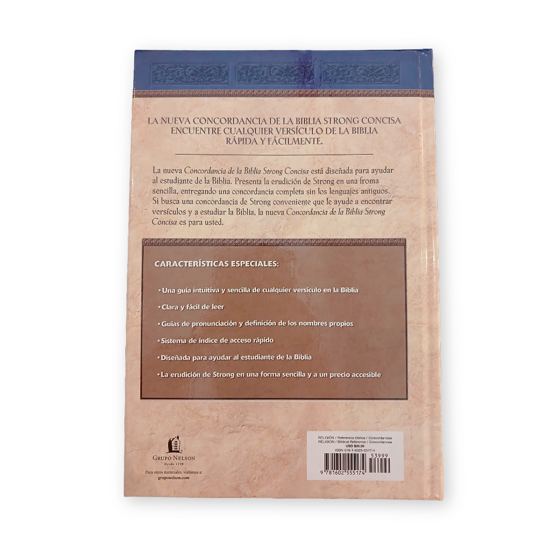 Concordancia De La Biblia Strong Concisa Td