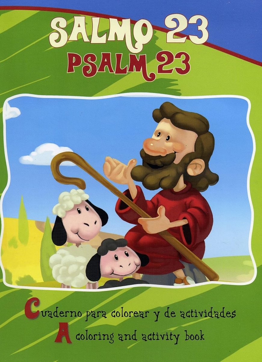 Salmo 23 - Libro de Colorear Bilingue
