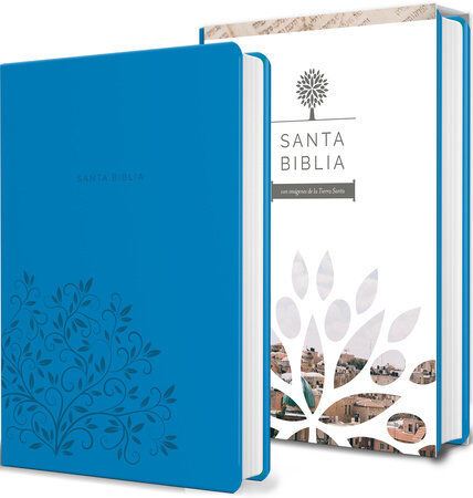 Biblia RVR 1960 Letra 10 Pts 14 X 21 Imitación Piel Azul