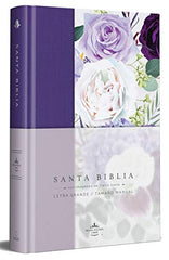 Biblia RVR 1960 Letra 10 Pts 14 X 21 TD Tela Morada