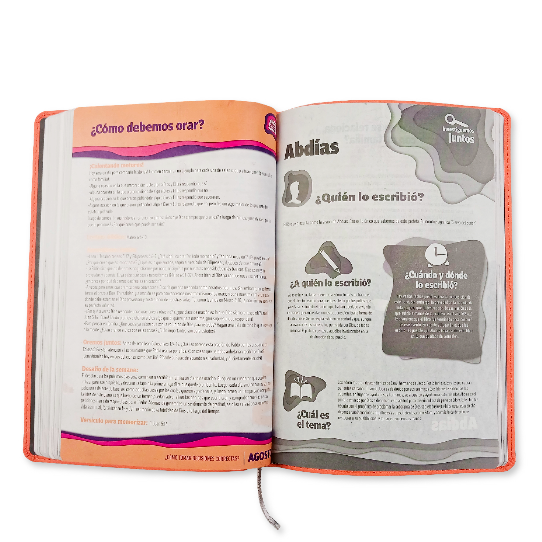 Biblia Devocional Familiar Nueva Biblia Viva Nbv, Edic Lujo