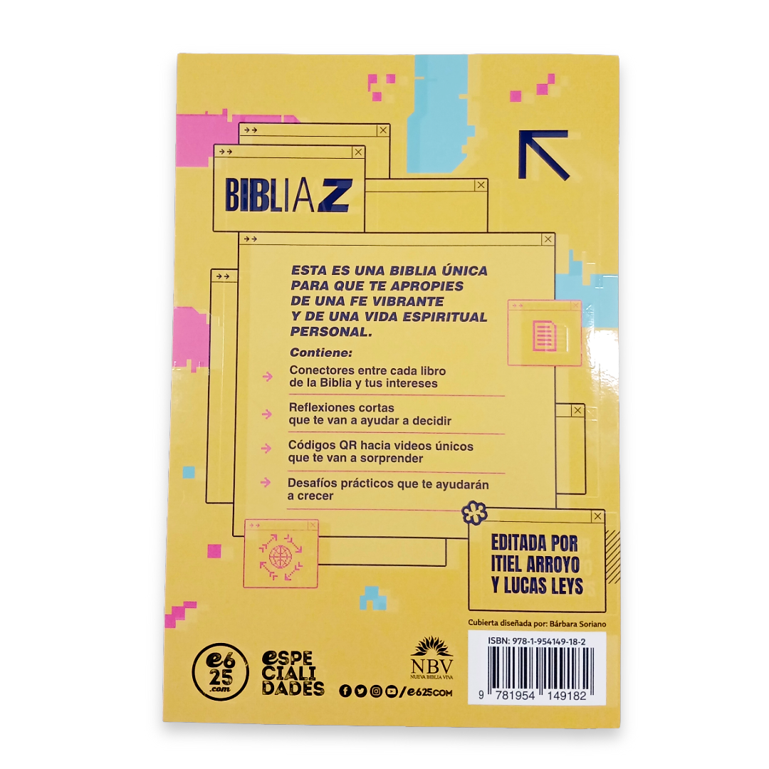 Biblia Z - Amarilla Traducción Nueva Biblia Viva