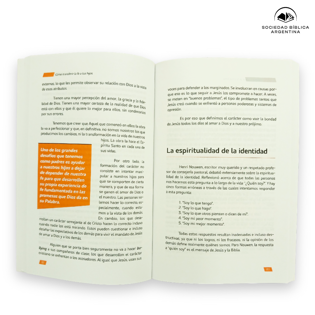 Como transferir la Fe a tus hijos - Sergio Valerga